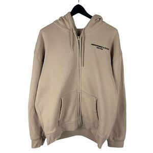 Mens Abercrombie & Fitch Script Logo Full Zip Essential Hoodie Size XL